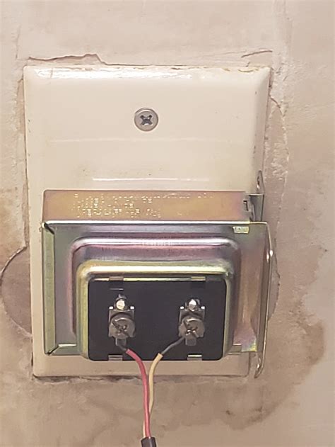 electrical code doorbell transformer box|old doorbell transformer location.